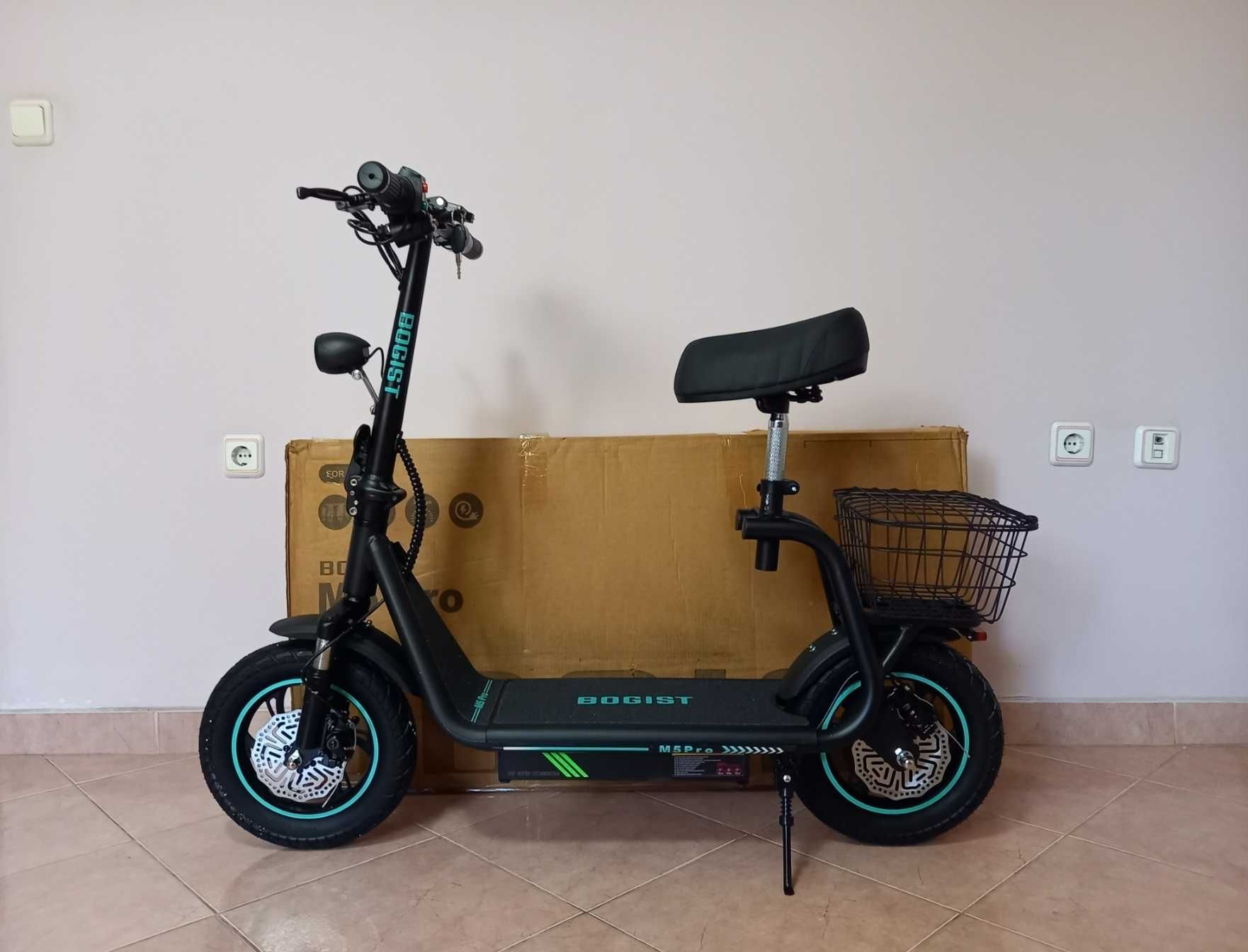 Електрически скутер/тротинетка със седалка BOGIST M5 PRO+ 500W 15AH