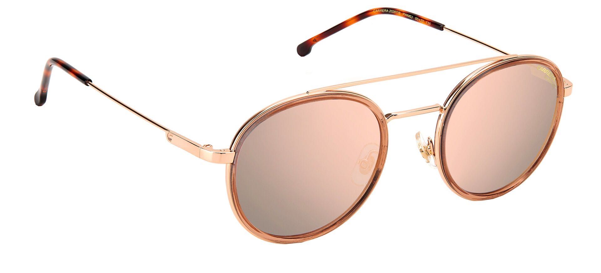 Дамски слънчеви очила Carrera розово злато