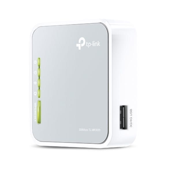 Портативный Wi-Fi роутер поддержкой 3G/4G TP-Link  TL-MR3020
