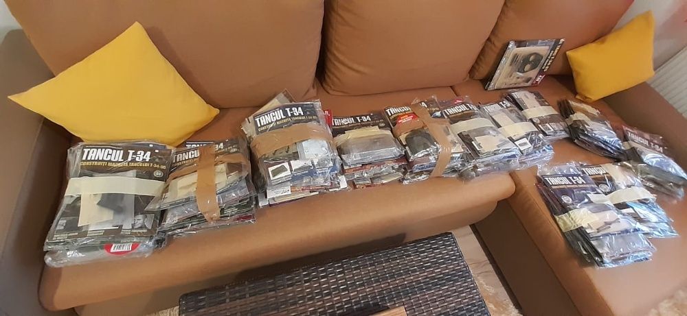 Macheta Tanc T-34 1:16 toate revistele sigilate de la 1 la 130