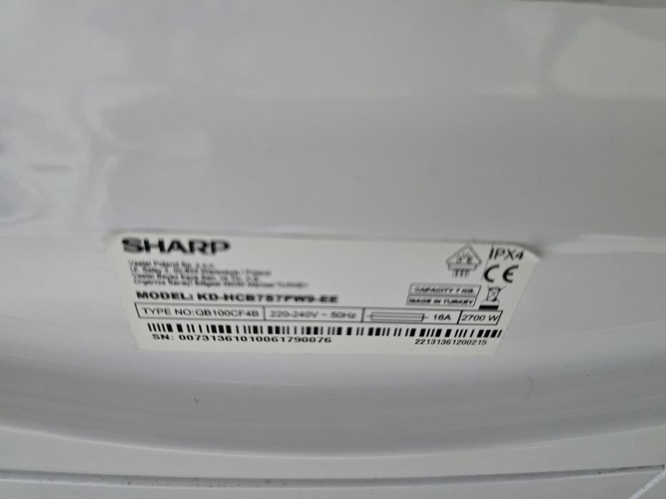 Кондензационна сушилня Шарп/Sharp 7 кг
