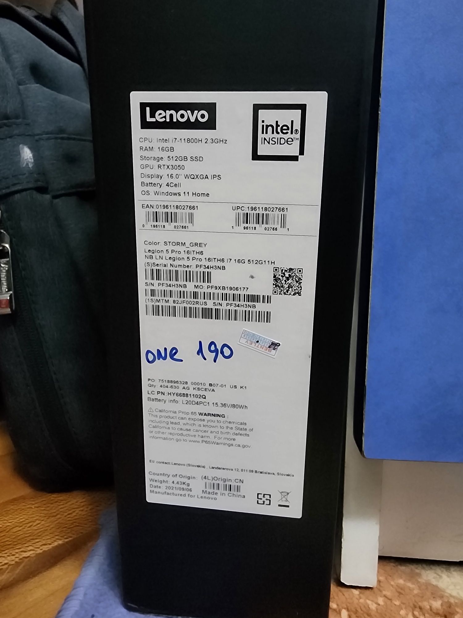 Lenovo Legion 5 pro gaming мощный игровой ноутбук