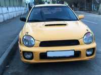 Subaru Imreza WRX 2002 г. турбовый, желтый металлик,
