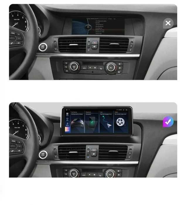 Navigatie android dedicata BMW X3 F25 / X4 F26  carplay