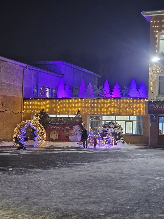 Новогодний скульптура гирлянды светящиеся фигуры фотозона