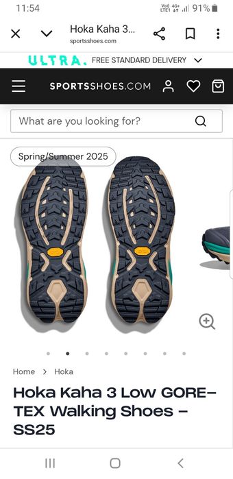 Hoka gore tex vibram 41.5 -42  ..26 de cm talpa