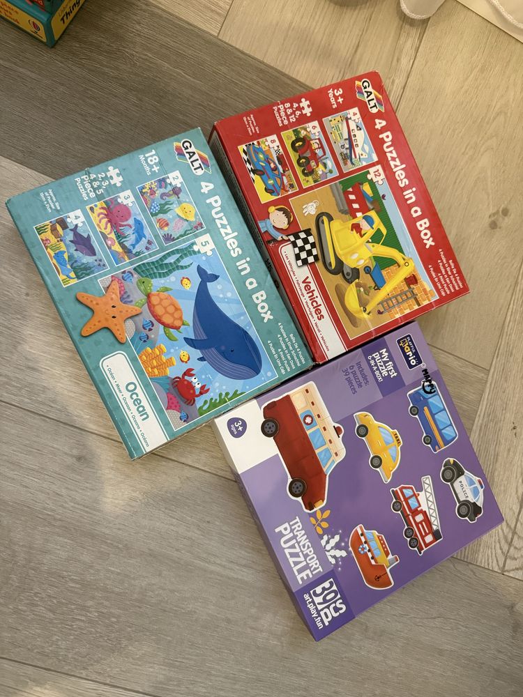 LOT Jucarii Lemn si Puzzeluri