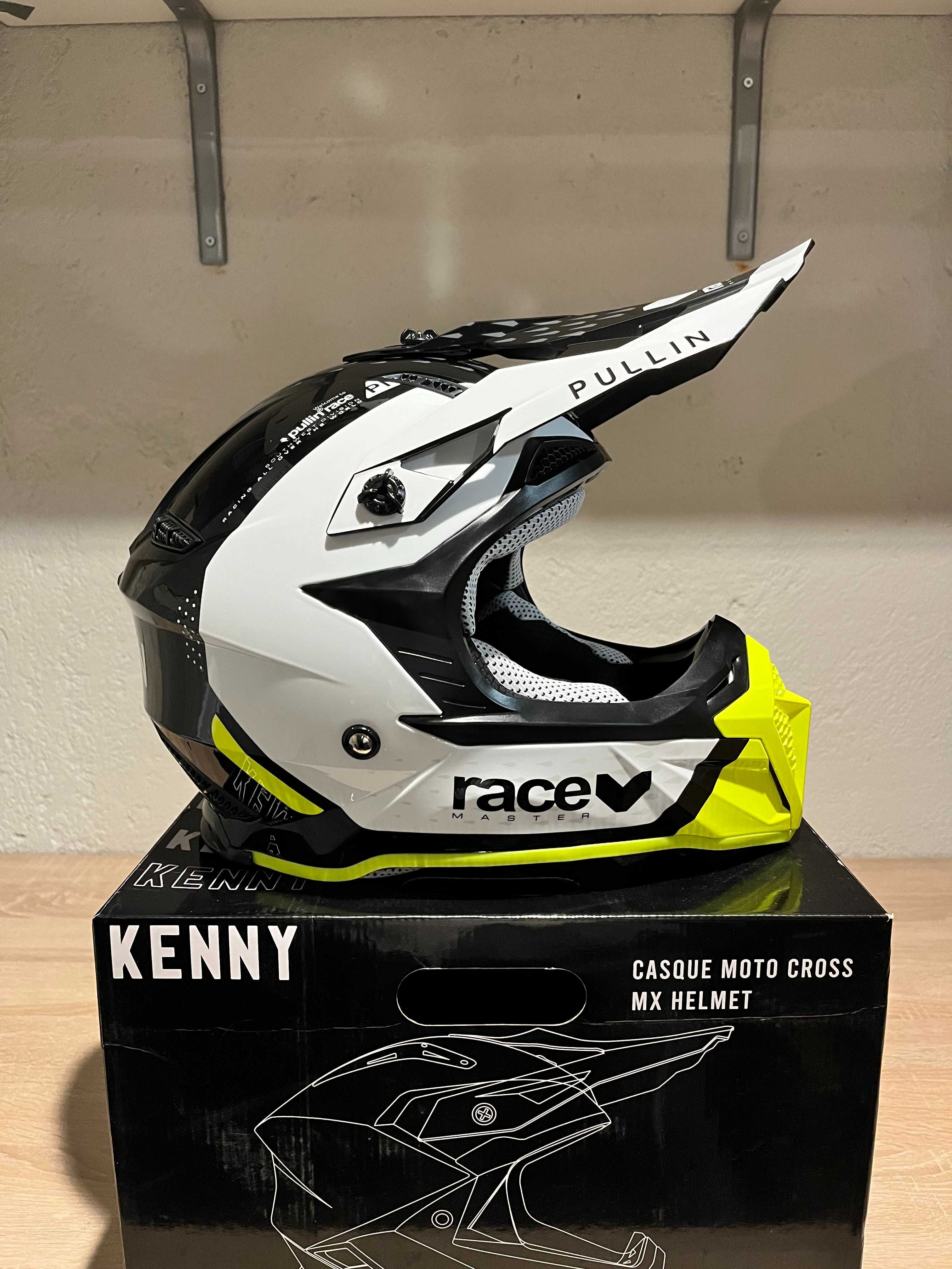 Casca moto cross enduro KENNY / PULL-IN noua M