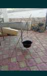 Suport tripod pentru ceaun (înălţime reglabilă, inox)