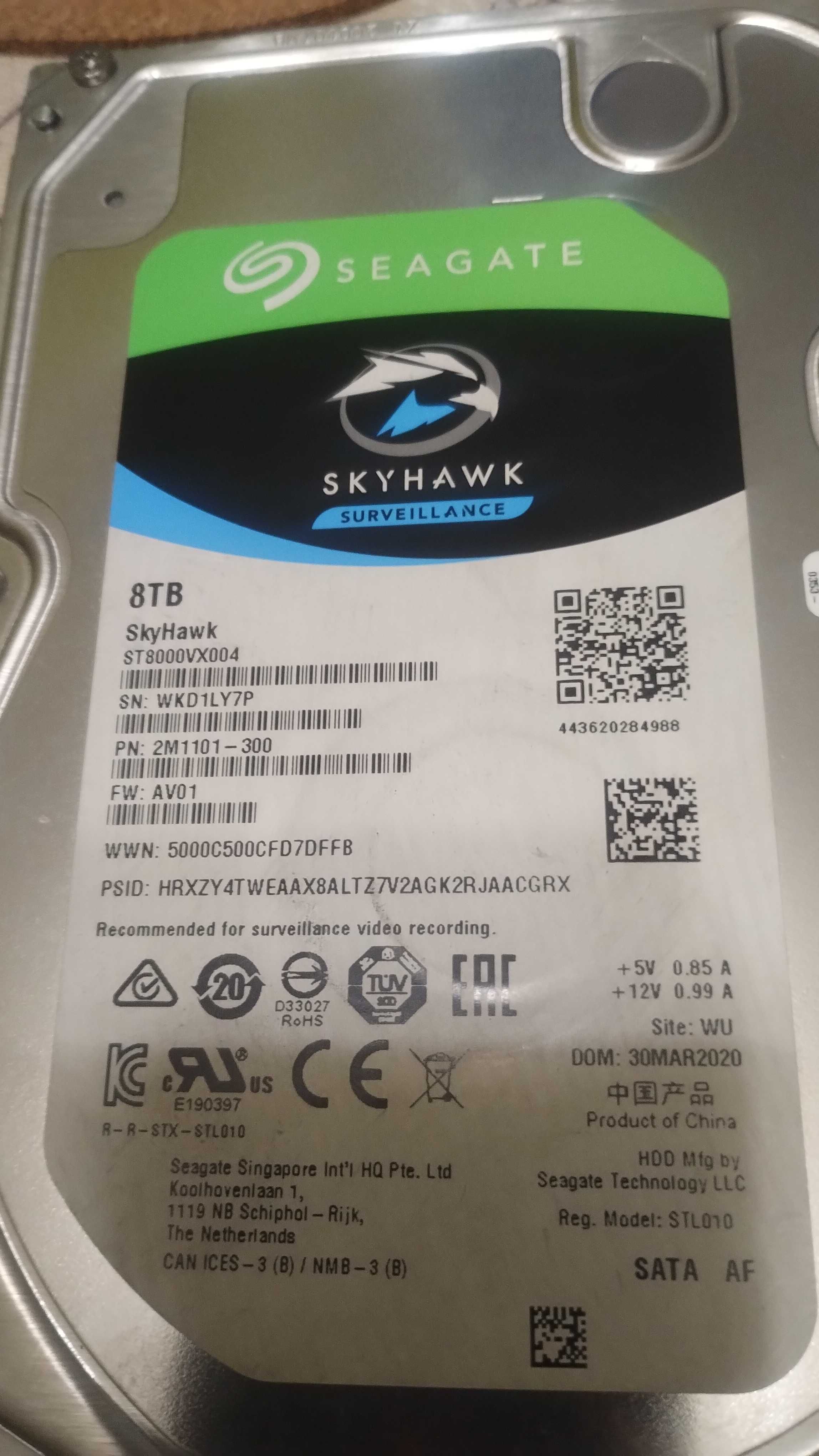 HDD WD Seagate 3.5” 2TB / 4TB / 8TB / 10TB / 12TB / 14TB 7200rpm