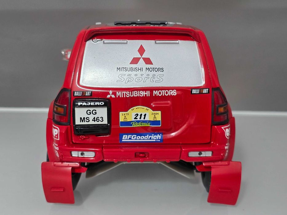 Macheta Auto 1/18 Solido Mitsubishi Pajero Dakar A Schulz