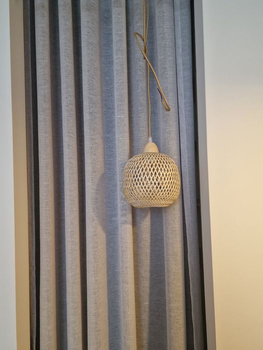 Люстра из ротанга