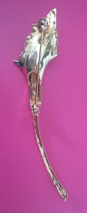 Брошка за ревер или шал с перла