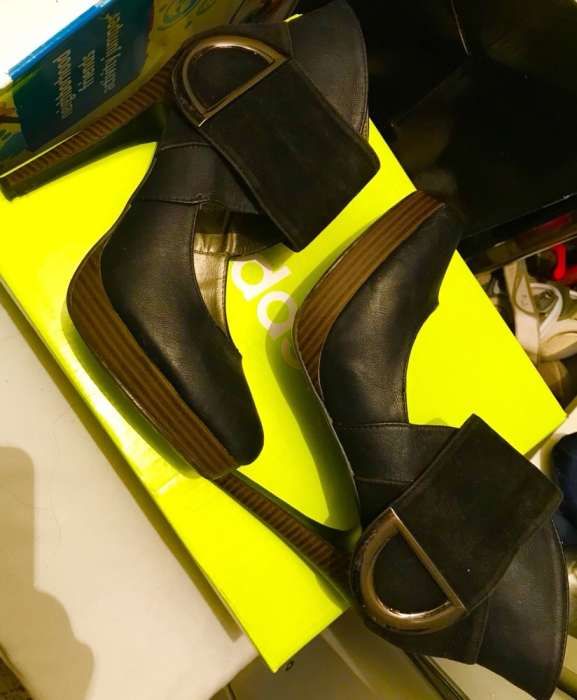 Pantofi negri 14 cm