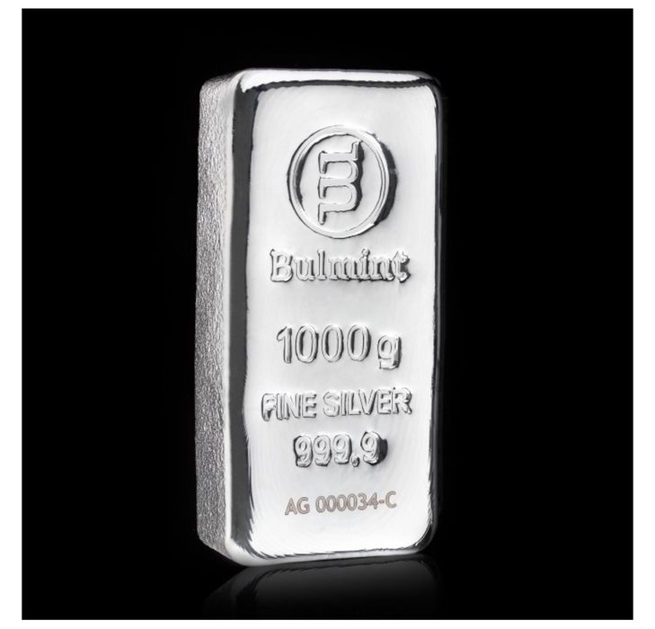 Сребърно кюлче Булминт, 1000г