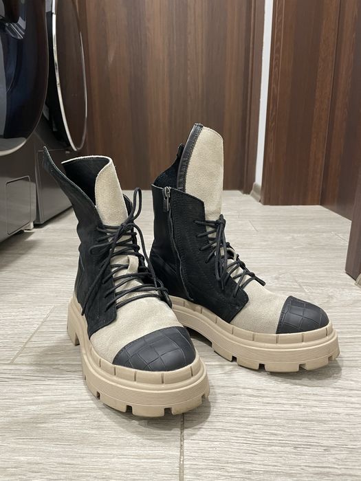 Дамски боти от естествена кожа