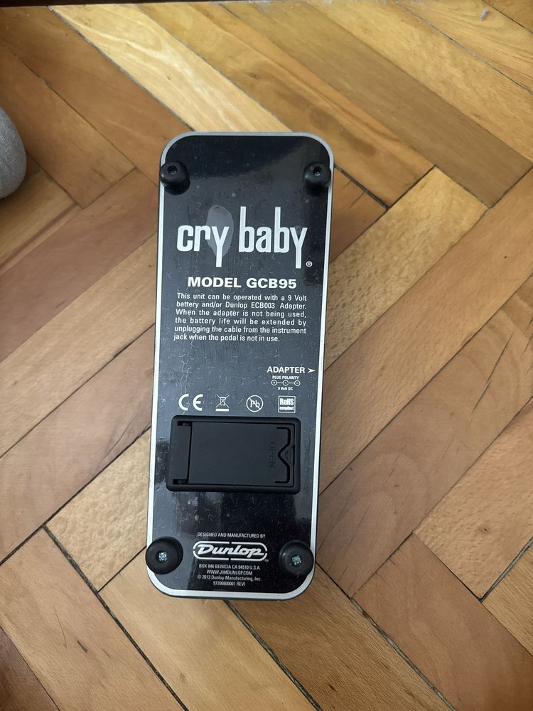 Wah Pedal Crybaby Dunlop