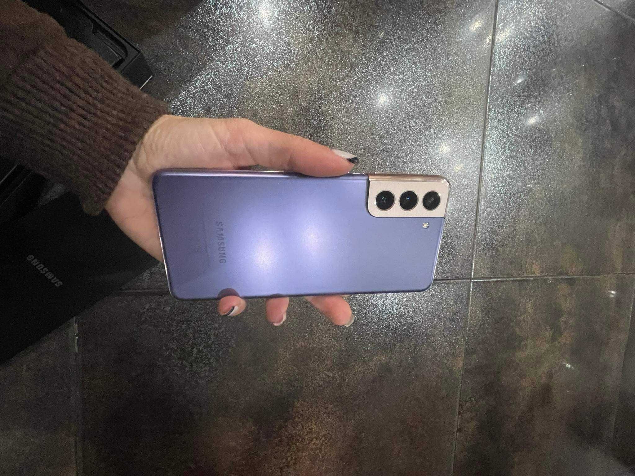 телефон samsung s 21 purple