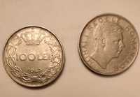mai multe monede vechi de 100 lei din anii 1943- 1944