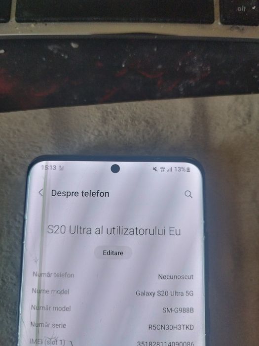 Samsung galaxy s20 ultra piese