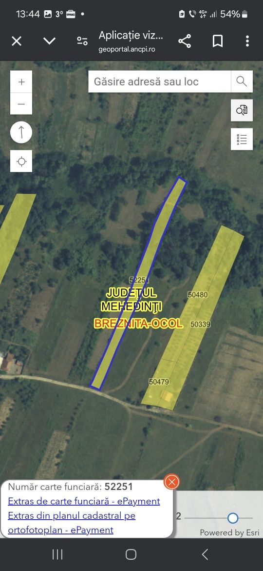 Teren 2500 m2 intravilan 6000euro