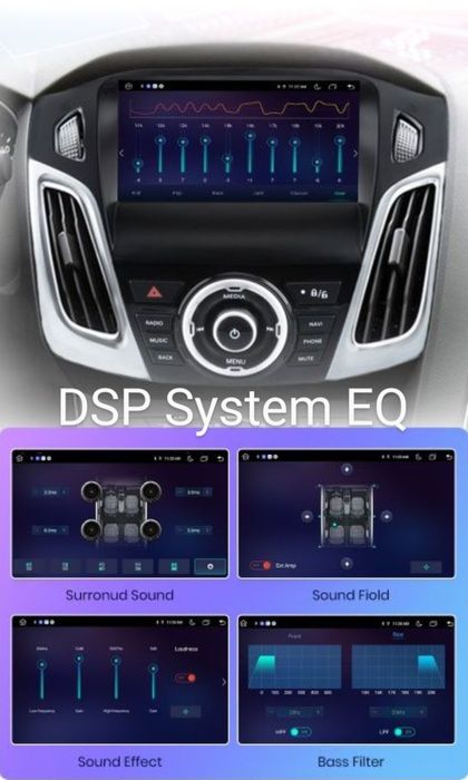 Navigatie Android dedicata Ford Focus 3 (2011-2019)