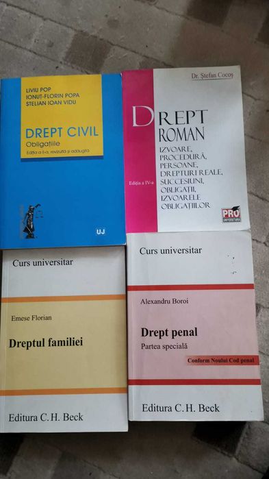 carti manuale facultatea drept univ Bucresti