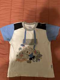 Детски риза и тениска къс ръкав