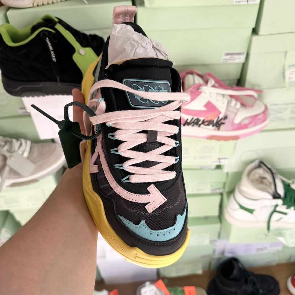 Off-White Odsy-1000 Black Yellow Pink