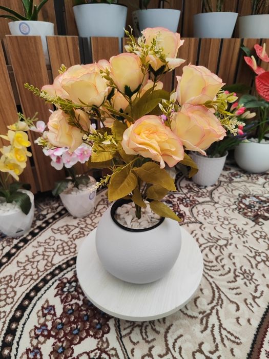 Декоративный цветы кашпо горшки дерево оптом