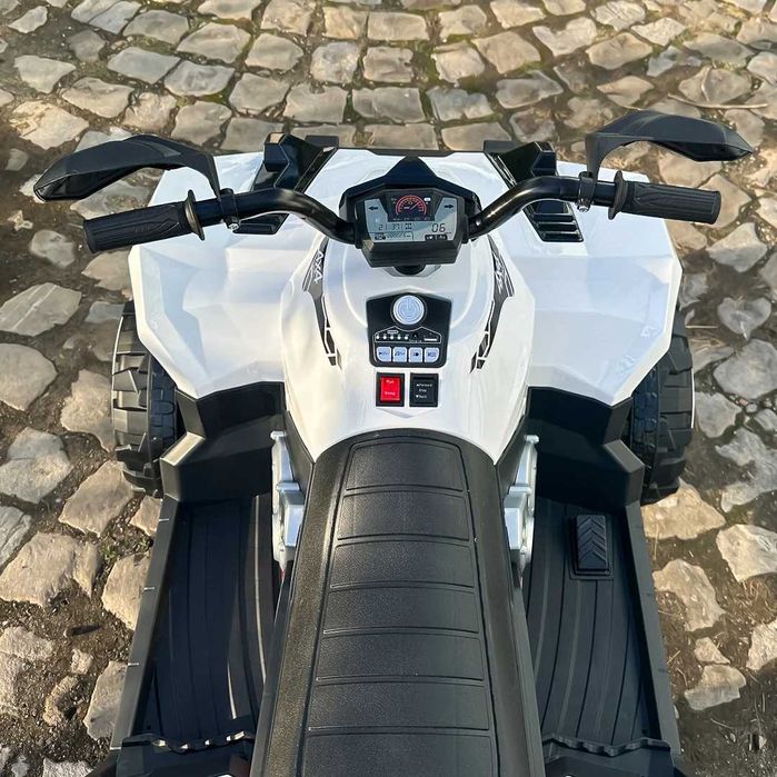 ATV electric pentru 2 copii 3-9 ani SuperOffroad V2 4x4 140W 12V 7Ah