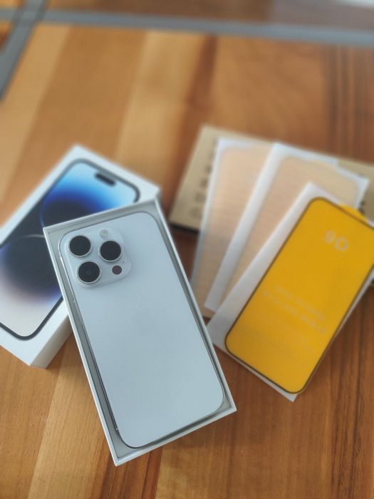 iPhone 14 Pro 128 GB + подарък 3 бр нови стъклени протектора
