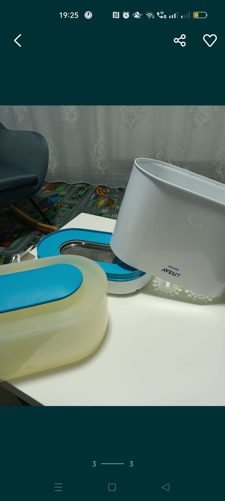 Vand sterilizator Avent, in stare perfecta de functionare