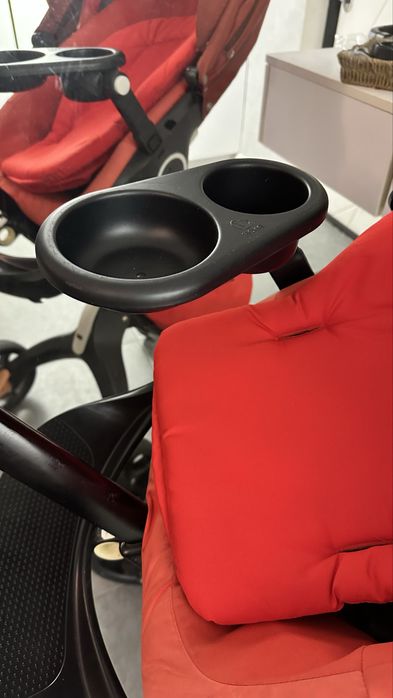 Stokke Explory limited edition цвет Бургунди На черной раме Оригинал!