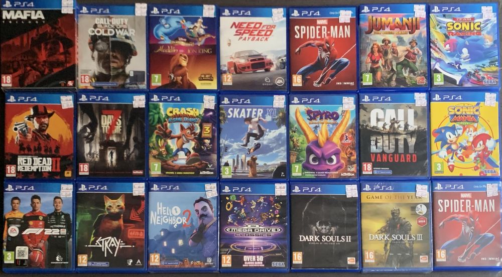PS4 игри Playstation 4/ Плейстейшън 4 игри - 40 лв за брой