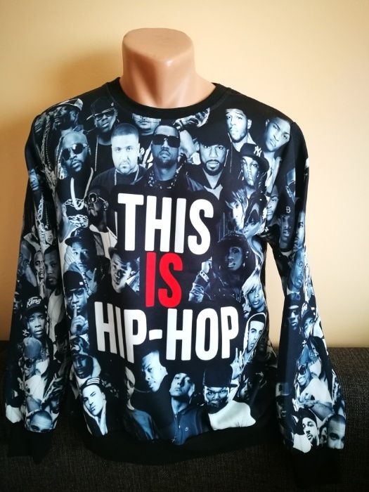 Bluza This is Hip Hop. Bluza retro pentru fanii hip-hop,rapp. Jay-Z.