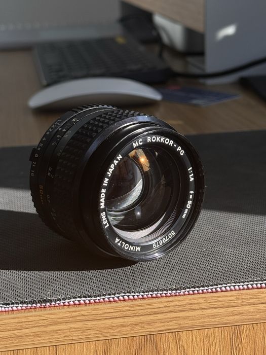 Minolta 50mm f1.4 MD