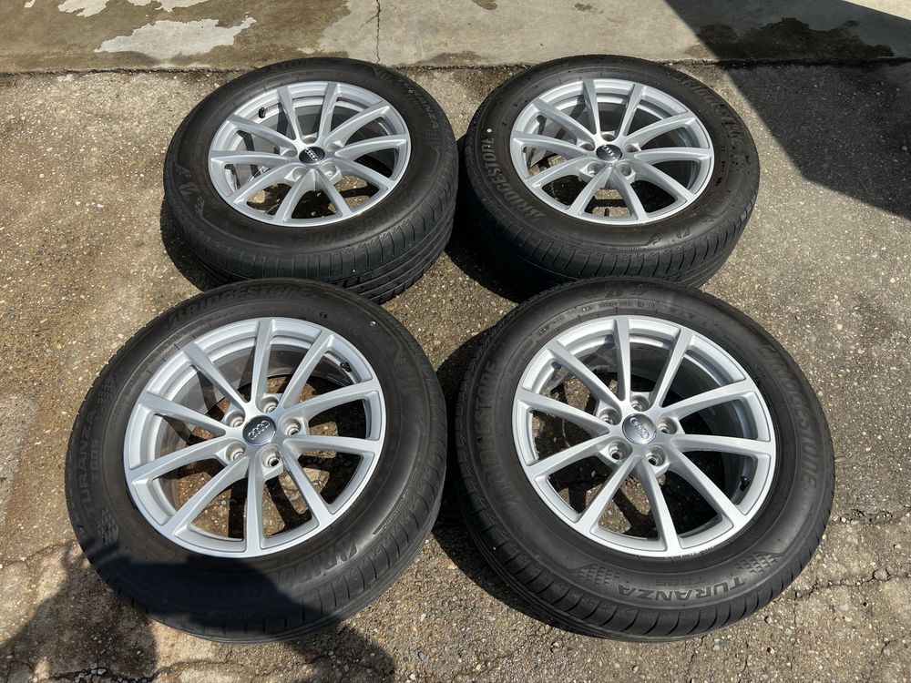 Set jante aliaj 5x112 Audi A6 C8 225/60/R17 anvelope vara 2020
