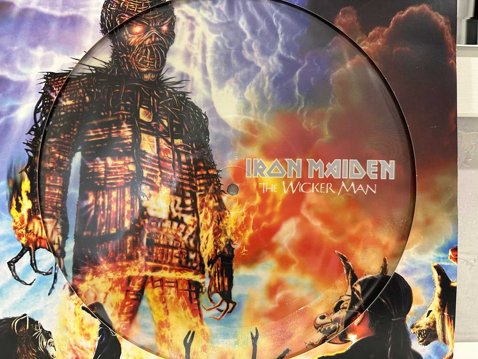 Iron Maiden The Wicker Man оригинална плоча музикална