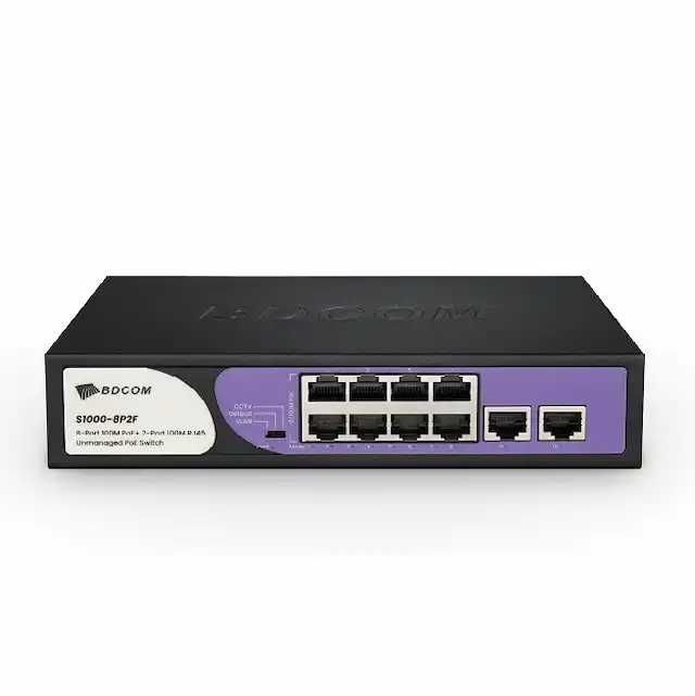 BD-COM BD S1000-8P2F  Коммутатор ++
