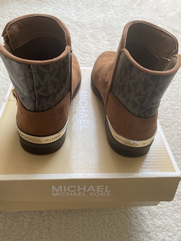 Ghete copii fete Michael Kors piele ghetute fetite iarna MK marimea 30