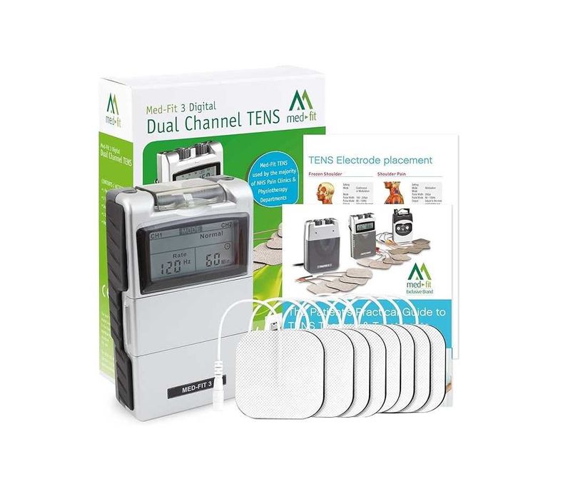 Med-Fit 3 Цифрова двуканална TENS машина за облекчаване на болката