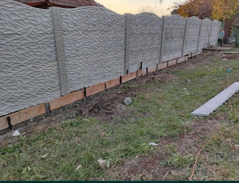 Placi de Gard Beton Prefabricat La Comandă.