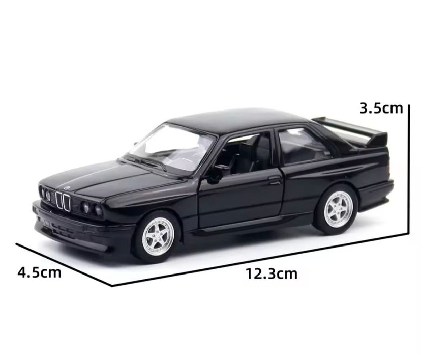 Mașinuță BMW M3 Macheta Bmw E30 neagra sau alba M3 BMW Ursuleț 1987