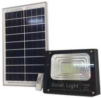 Proiector LED cu panou solar MARE BONUS: telecomanda