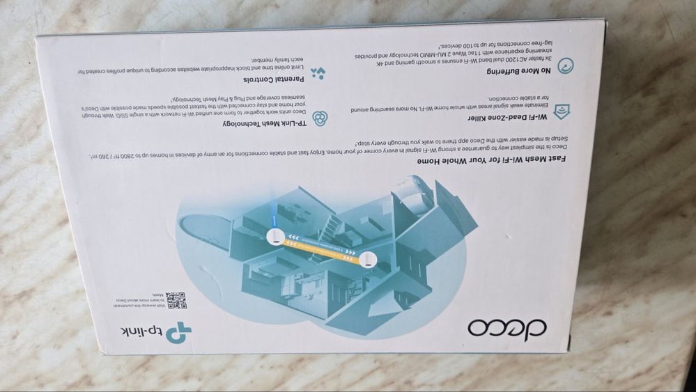 MESH Wi-Fi System TP-LINK AC1200 Deco M4