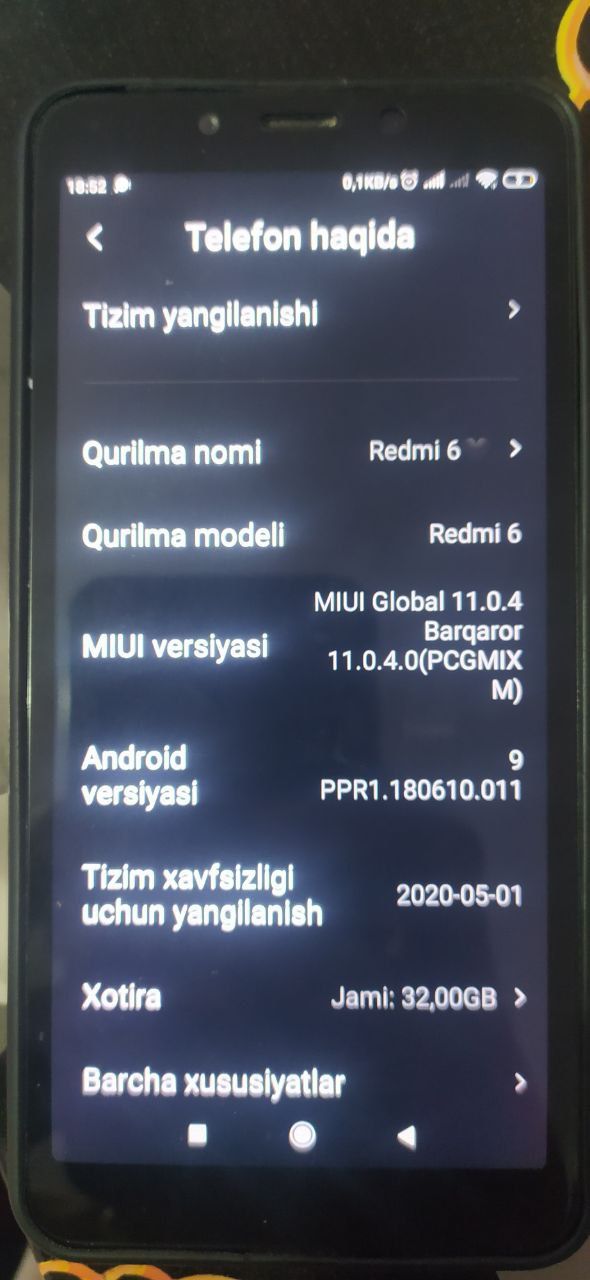 Redmi 6   3/32 Obmen bor