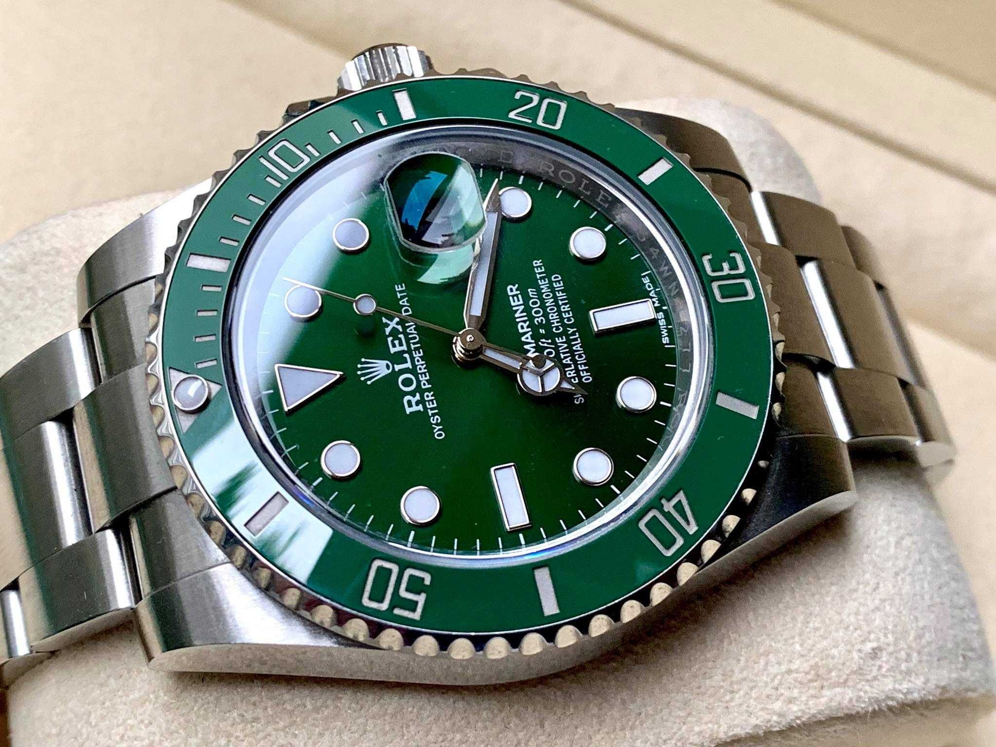 Rolex Submariner Luxury & Automatic Green BlackCeramic Bezel 41 mm