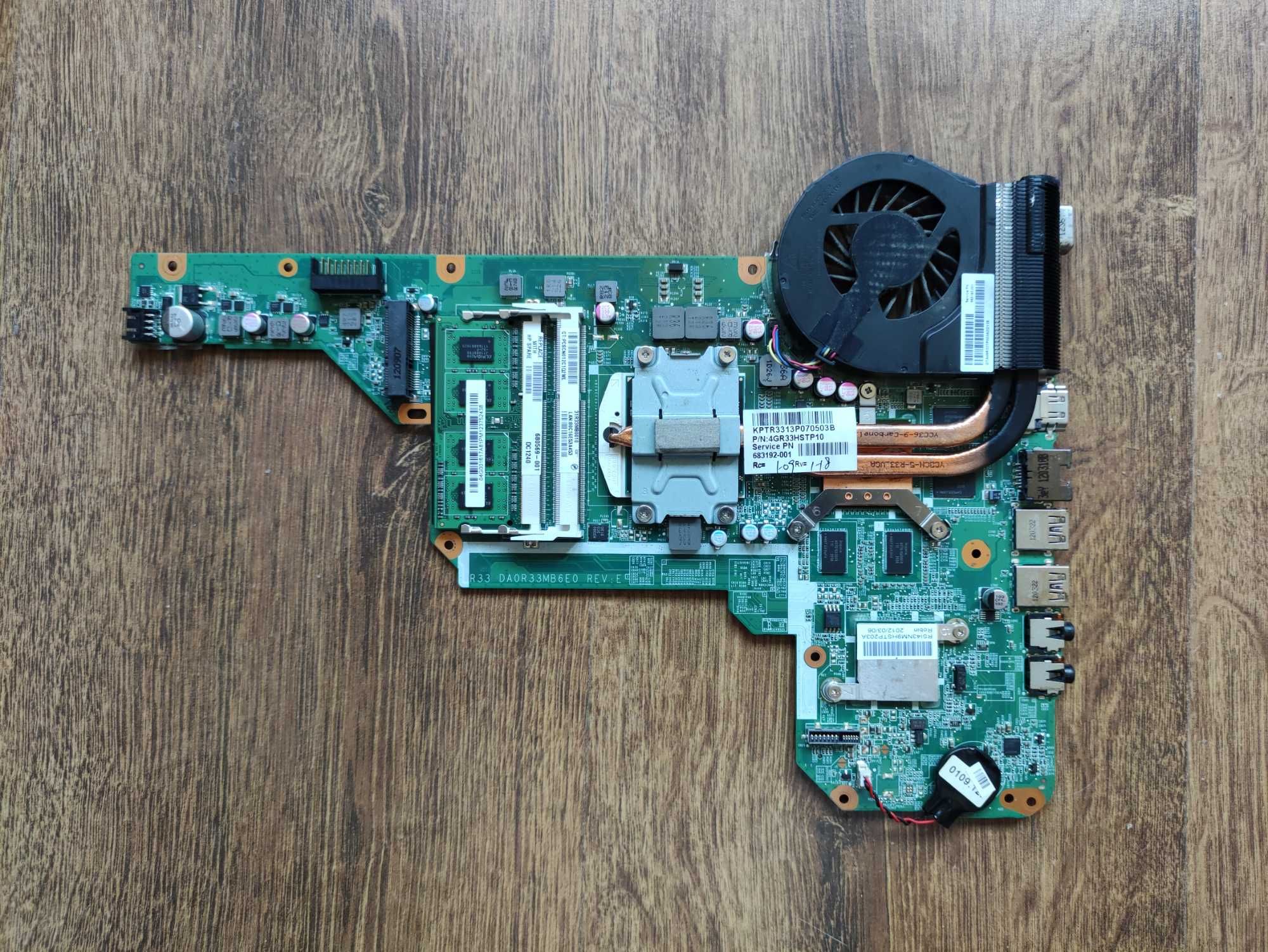 Дънна платка за HP Pavilion G7, G6, G4, DA0R33MB6E0 REV : E