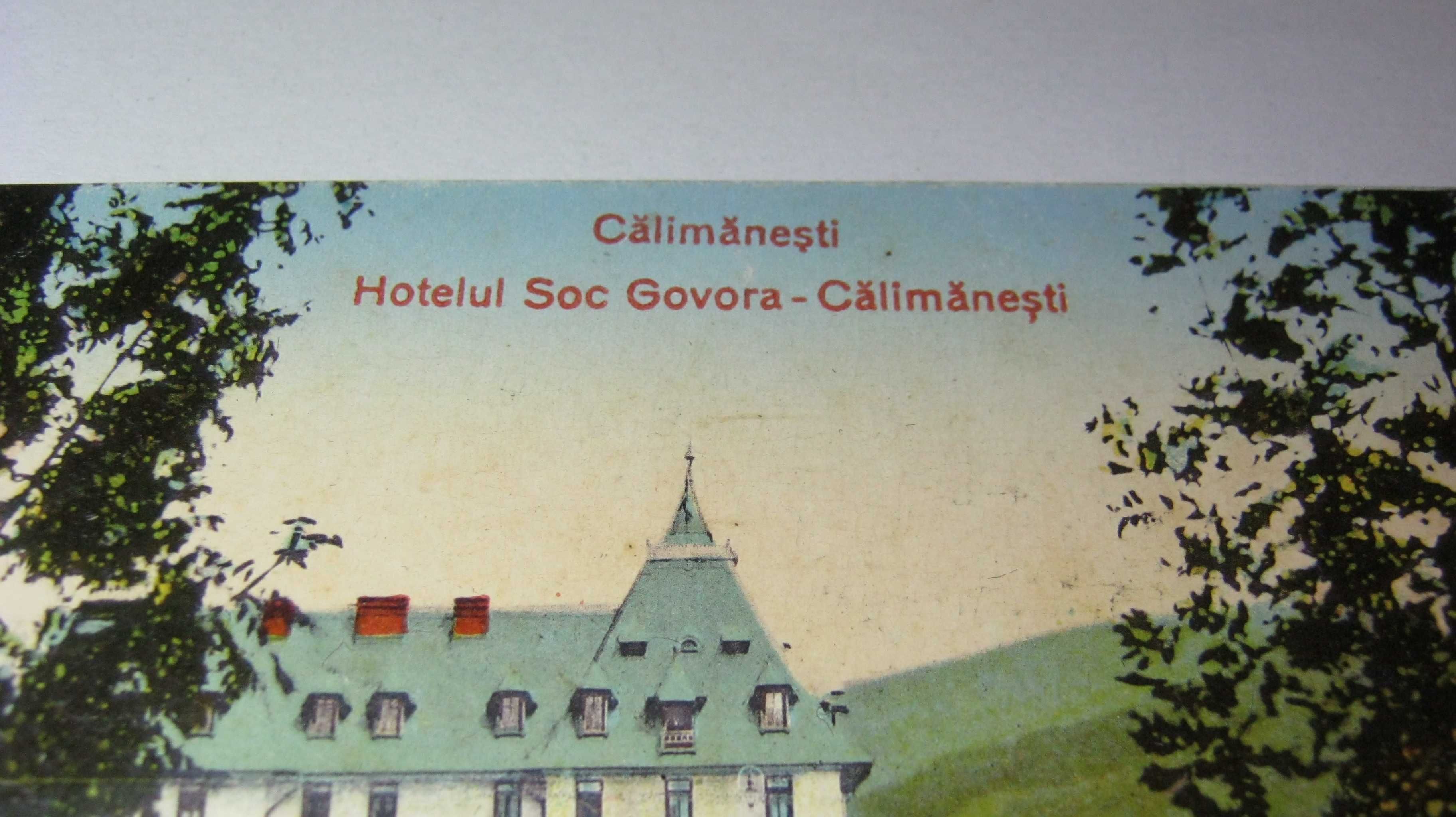 Ilustrata veche/Carte Postala,CALIMANESTI,Hotel Govora,1934